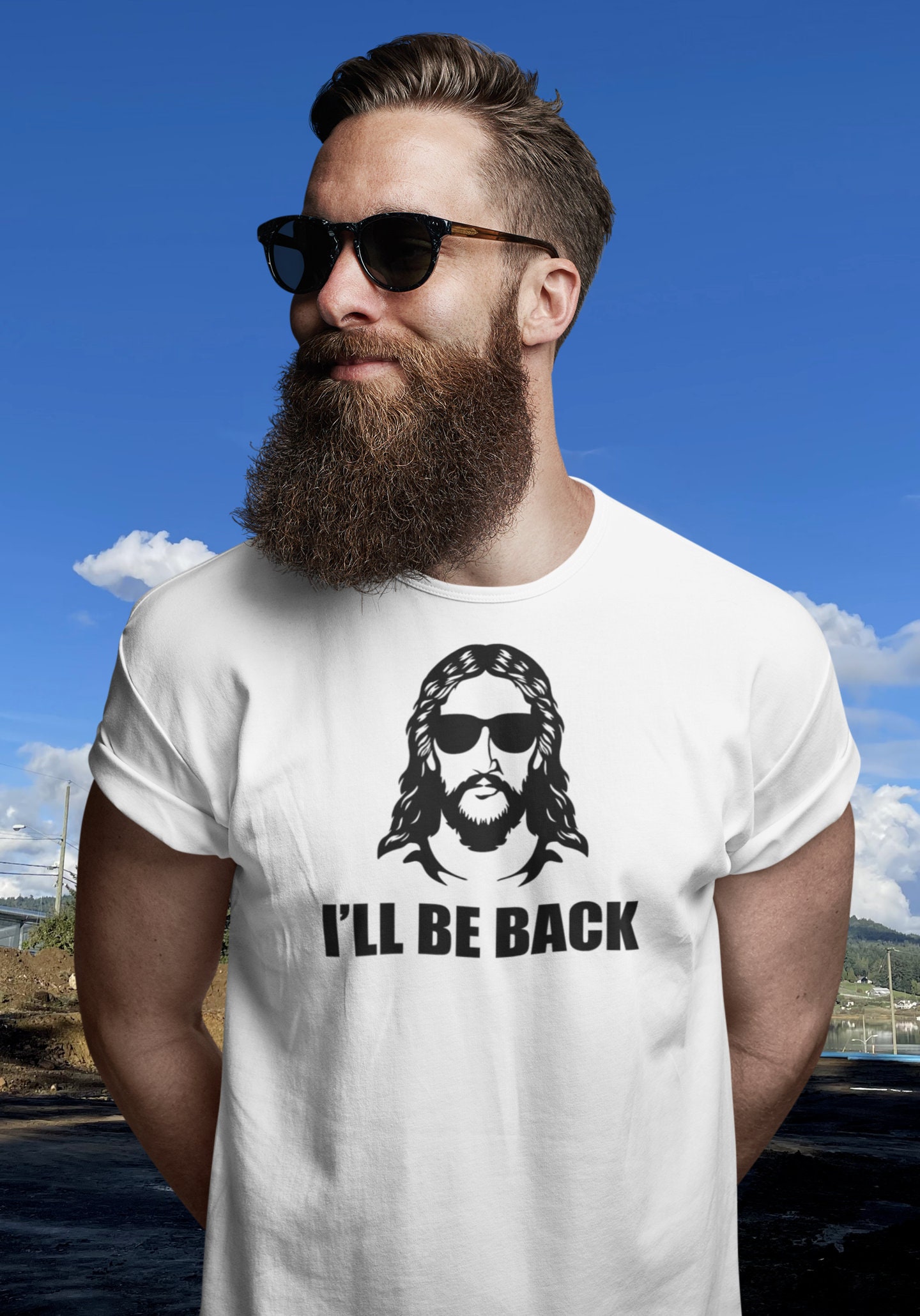 Funny Jesus I'll Be Back Unisex T-Shirt Funny Jesus I'll Be Back Unisex T-Shirt