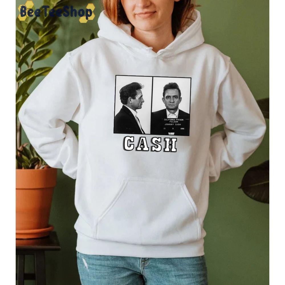 Funny Mugshot Folsom Prison Johnny Cash Unisex T-Shirt Funny Mugshot Folsom Prison Johnny Cash Unisex T-Shirt