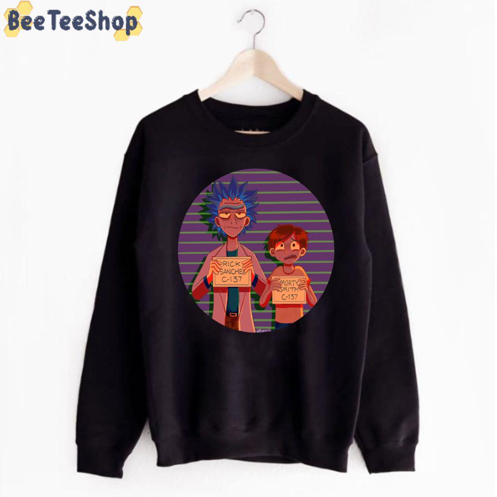 Funny Mugshot Rick And Morty unisex T-Shirt Funny Mugshot Rick And Morty unisex T-Shirt