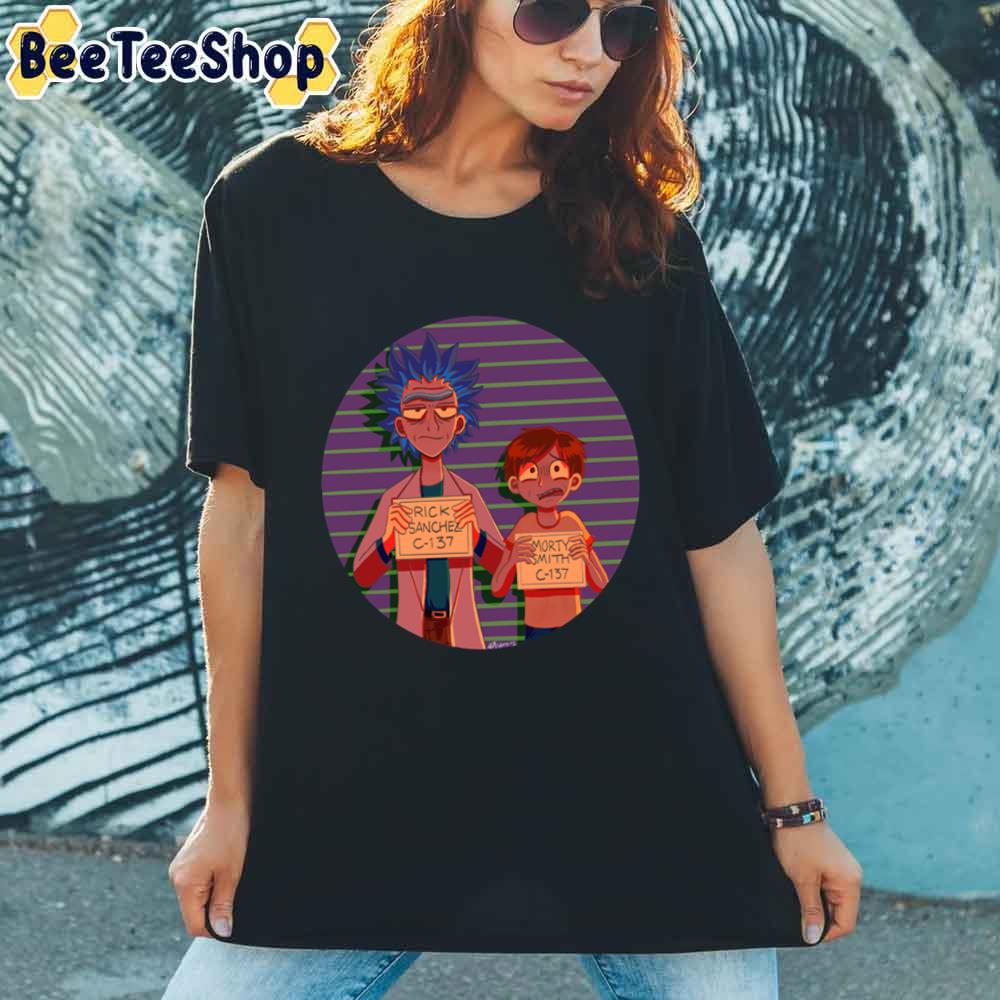 Funny Mugshot Rick And Morty unisex T-Shirt Funny Mugshot Rick And Morty unisex T-Shirt