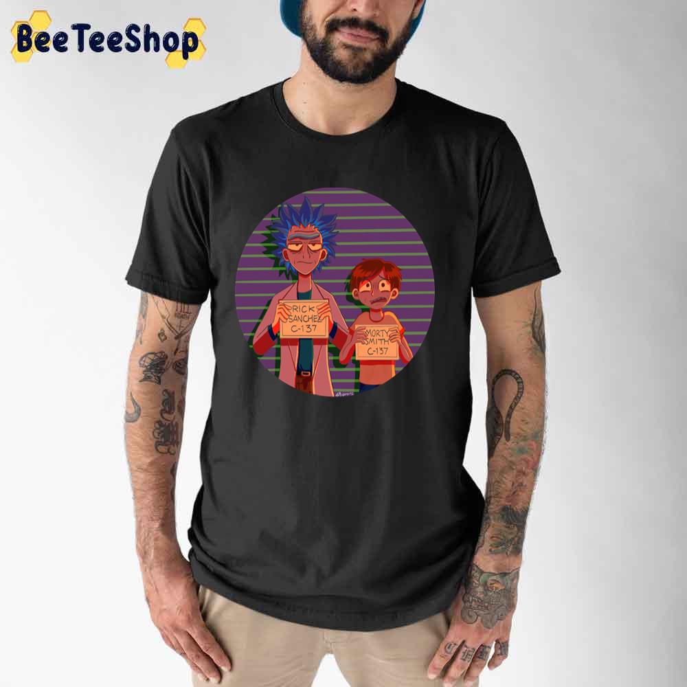 Funny Mugshot Rick And Morty unisex T-Shirt Funny Mugshot Rick And Morty unisex T-Shirt