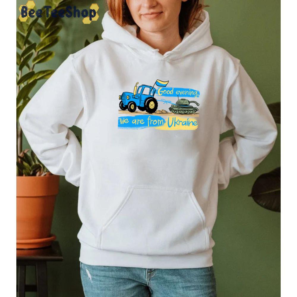 Funny Ukrainian Tractor Pulling Tank Unisex T-Shirt Funny Ukrainian Tractor Pulling Tank Unisex T-Shirt
