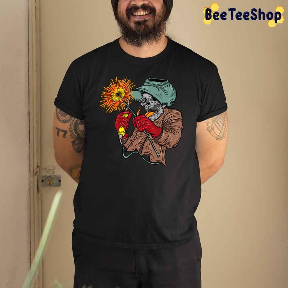 Funny Welder Skull Unisex T-Shirt Funny Welder Skull Unisex T-Shirt