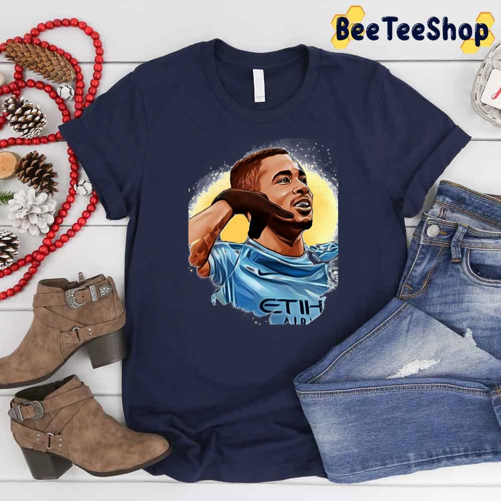 Gabriel Jesus Art Manchester City Football Unisex T-Shirt Gabriel Jesus Art Manchester City Football Unisex T-Shirt