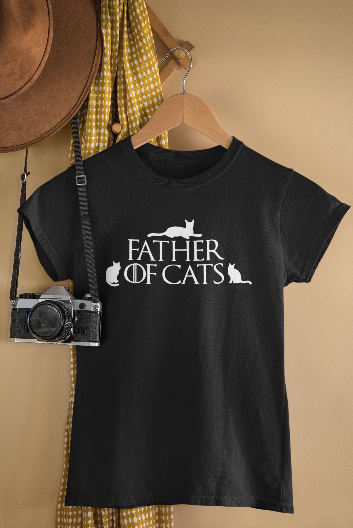 Game Of Thrones Style Father Of Cats Happy Father's Day Unisex T-Shirt Game Of Thrones Style Father Of Cats Happy Father's Day Unisex T-Shirt