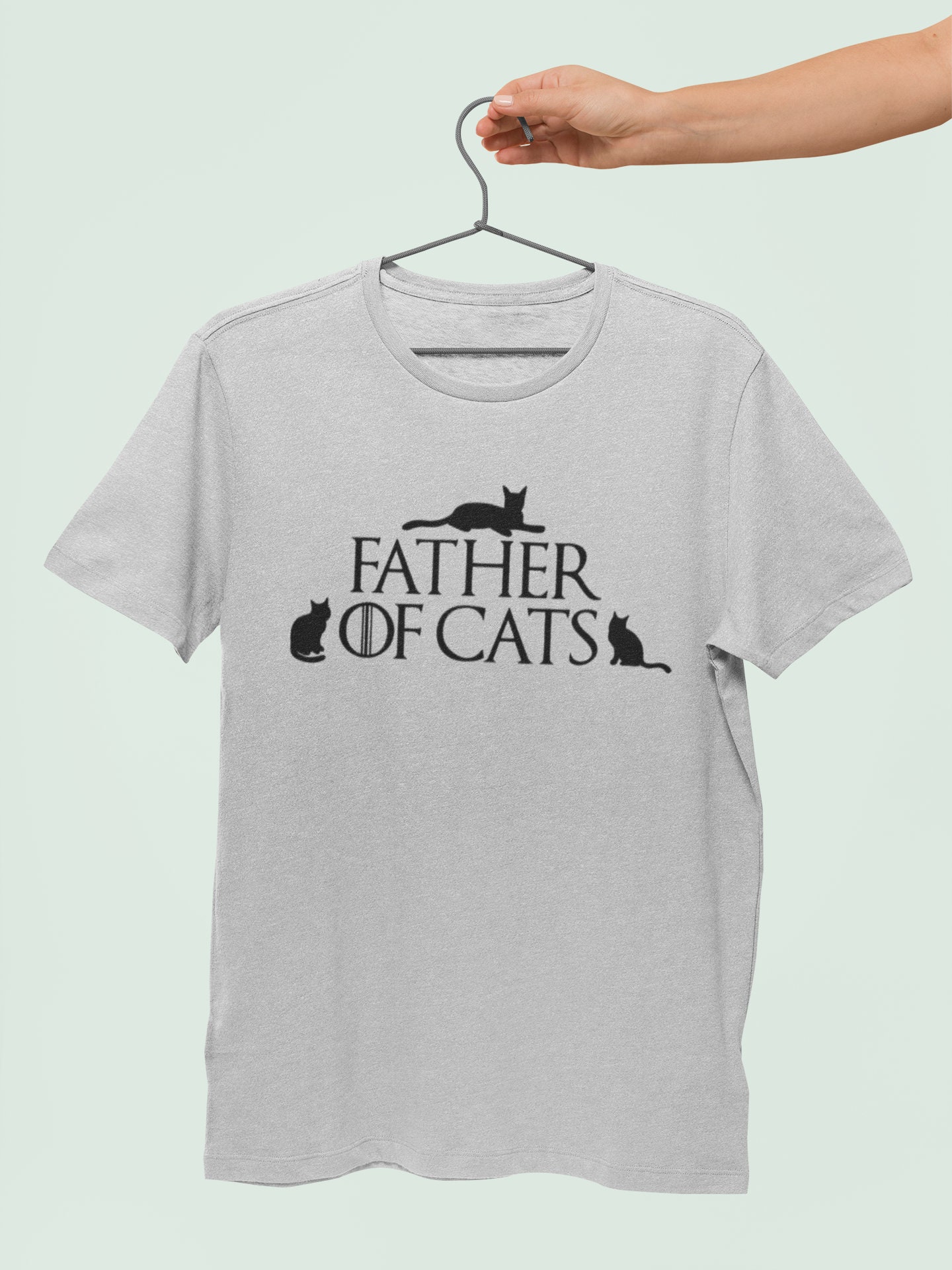 Game Of Thrones Style Father Of Cats Happy Father's Day Unisex T-Shirt Game Of Thrones Style Father Of Cats Happy Father's Day Unisex T-Shirt