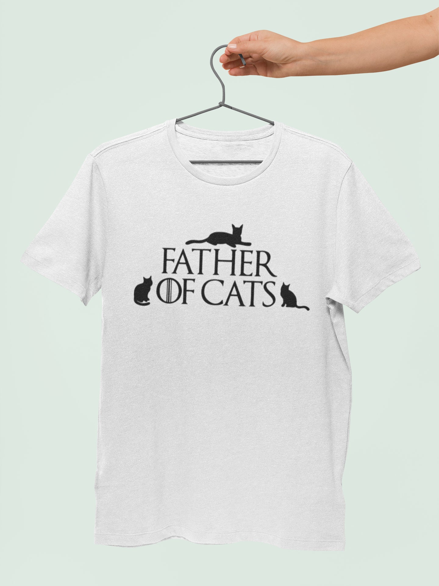 Game Of Thrones Style Father Of Cats Happy Father's Day Unisex T-Shirt Game Of Thrones Style Father Of Cats Happy Father's Day Unisex T-Shirt