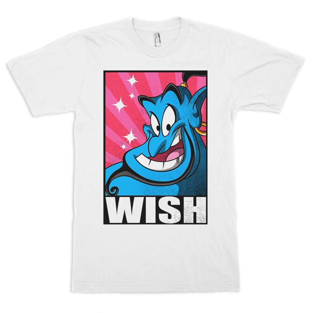 Genie Wish T-Shirt, Aladdin Disney Tee Genie Wish T-Shirt, Aladdin Disney Tee
