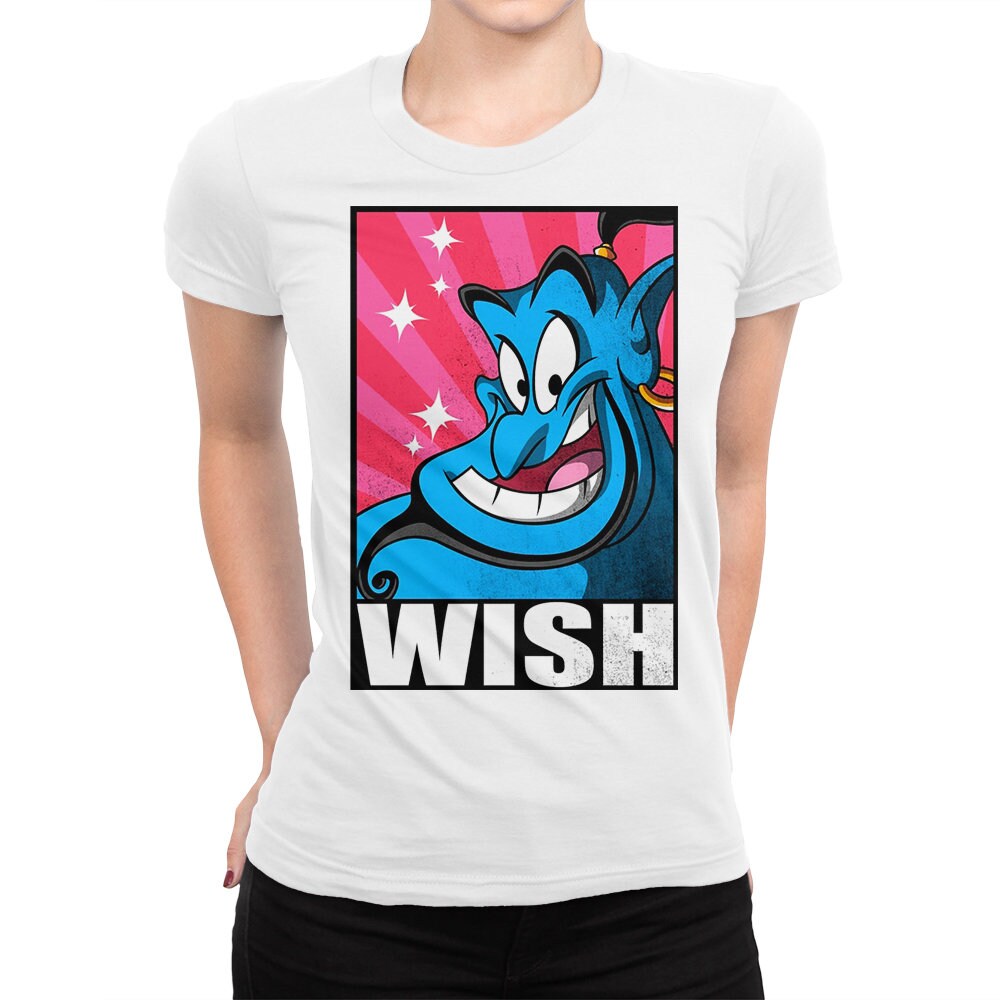Genie Wish T-Shirt, Aladdin Disney Tee Genie Wish T-Shirt, Aladdin Disney Tee