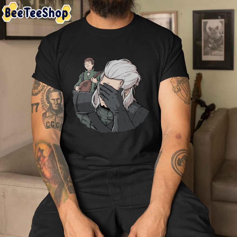 Geralt Face Palm The Witcher Unisex T-Shirt Geralt Face Palm The Witcher Unisex T-Shirt