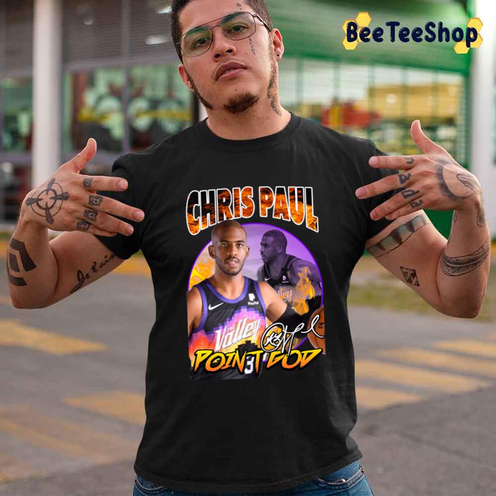 God Vintage Chris Paulpoint Phoenix Suns Basketball Unisex T-Shirt God Vintage Chris Paulpoint Phoenix Suns Basketball Unisex T-Shirt