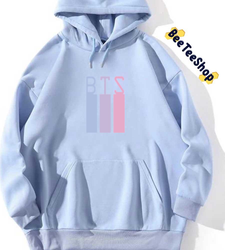 Gradient Text Style BTS Kpop Unisex Hoodie Gradient Text Style BTS Kpop Unisex Hoodie