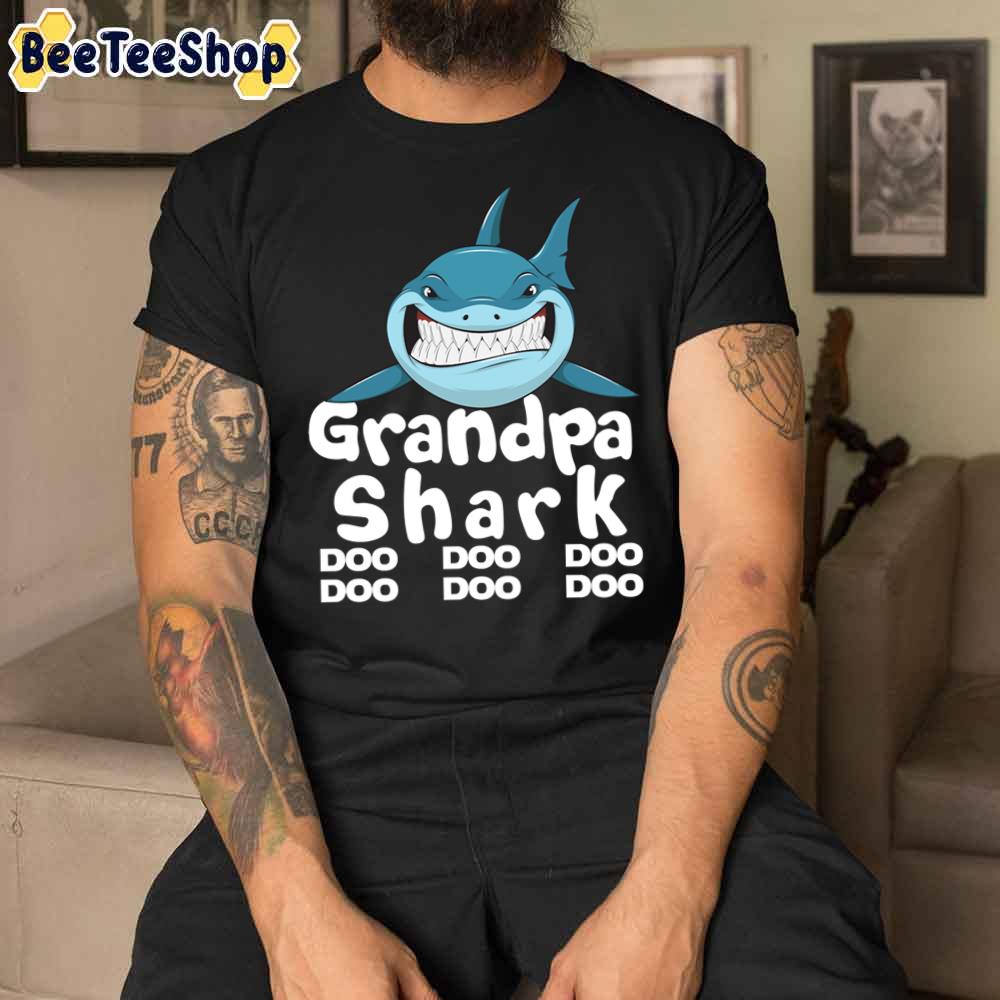 Grandpa Shark Doo Doo Doo Father's Day Unisex T-Shirt Grandpa Shark Doo Doo Doo Father's Day Unisex T-Shirt