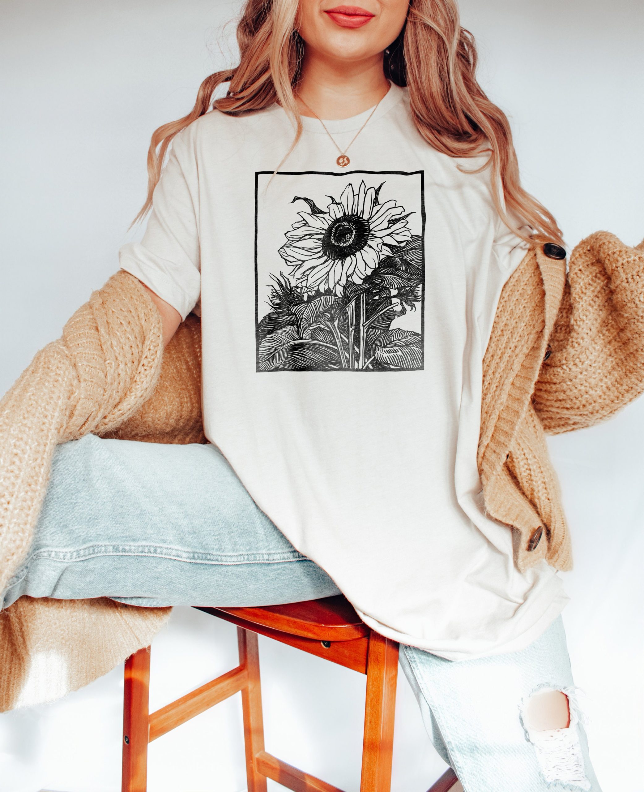 Graphic Style Boho Sunflowerhippie Unsiex T-Shirt Graphic Style Boho Sunflowerhippie Unsiex T-Shirt
