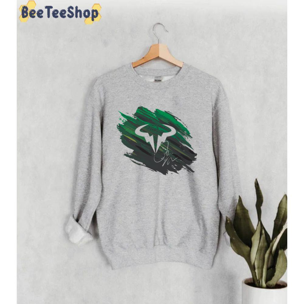 Green Art Style Rafael Nadal Tennis Player Unisex Sweatshirt Green Art Style Rafael Nadal Tennis Player Unisex Sweatshirt
