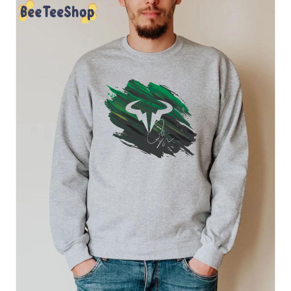 Green Art Style Rafael Nadal Tennis Player Unisex Sweatshirt Green Art Style Rafael Nadal Tennis Player Unisex Sweatshirt