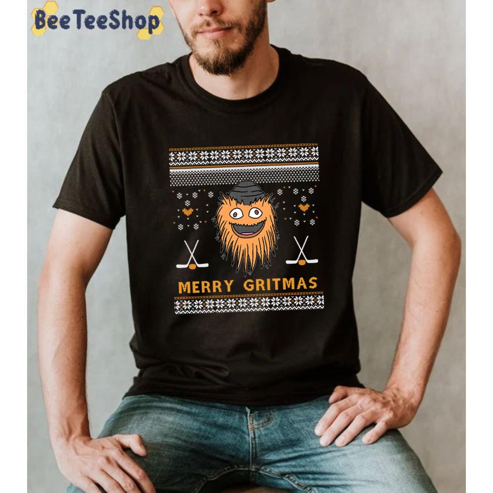 Gritty Merry Gritmas Philadelphia Hockey Mascot Christmas Unisex Sweatshirt Gritty Merry Gritmas Philadelphia Hockey Mascot Christmas Unisex Sweatshirt