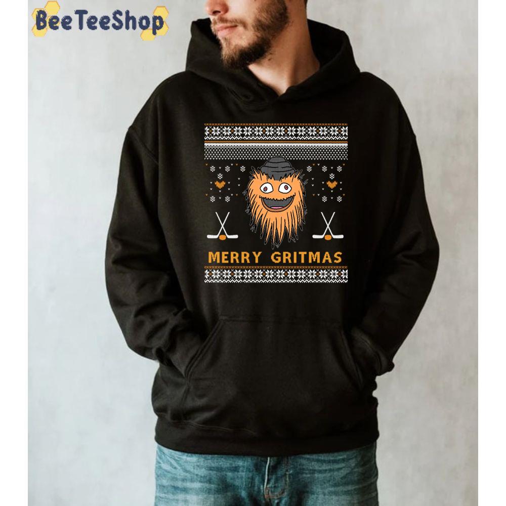 Gritty Merry Gritmas Philadelphia Hockey Mascot Christmas Unisex Sweatshirt Gritty Merry Gritmas Philadelphia Hockey Mascot Christmas Unisex Sweatshirt