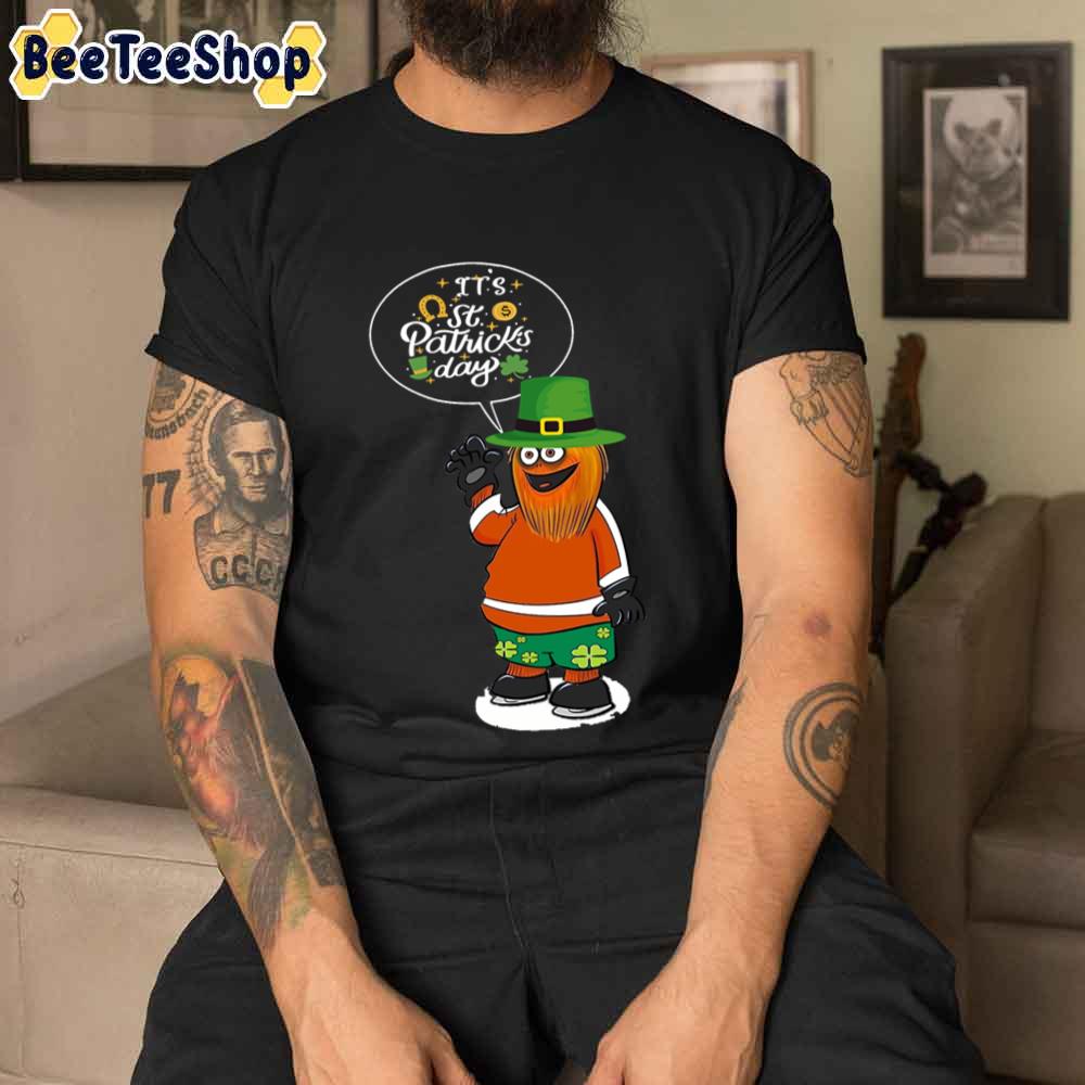 Gritty St Patrick Day Philadelphia Flyers Hockey Unisex T-Shirt Gritty St Patrick Day Philadelphia Flyers Hockey Unisex T-Shirt