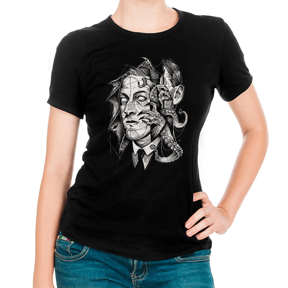 H P Lovecraft Dark T-Shirt H P Lovecraft Dark T-Shirt