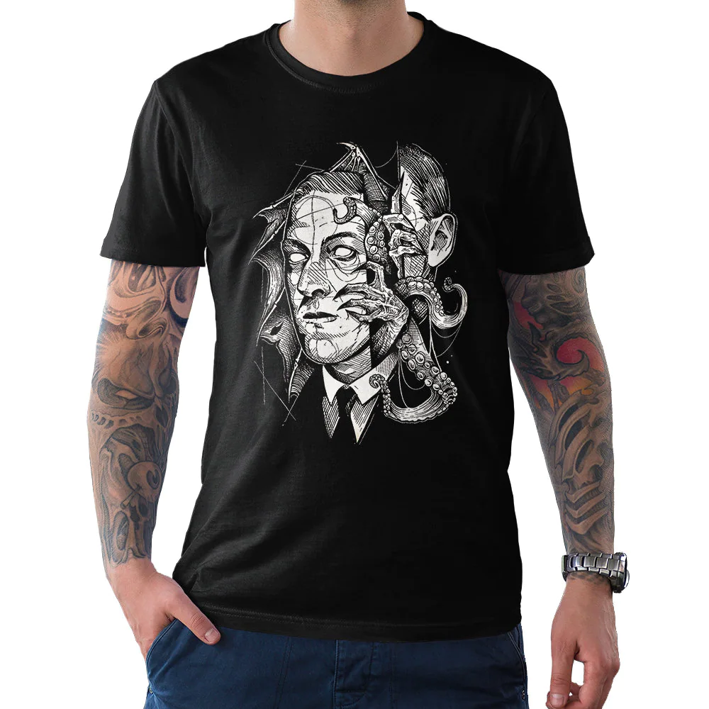 H P Lovecraft Dark T-Shirt H P Lovecraft Dark T-Shirt