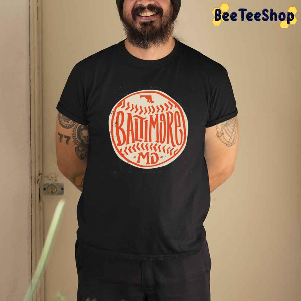 Hand Drawn Baltimore Orioles Baseball Unisex T-Shirt Hand Drawn Baltimore Orioles Baseball Unisex T-Shirt