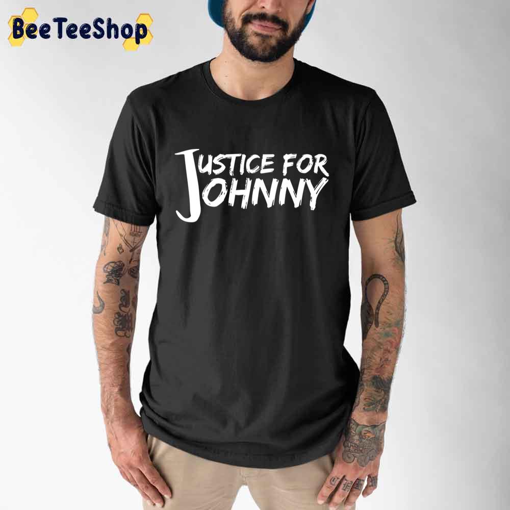 Handwritten Style Justice For Johnny Depp Unisex T-Shirt Handwritten Style Justice For Johnny Depp Unisex T-Shirt