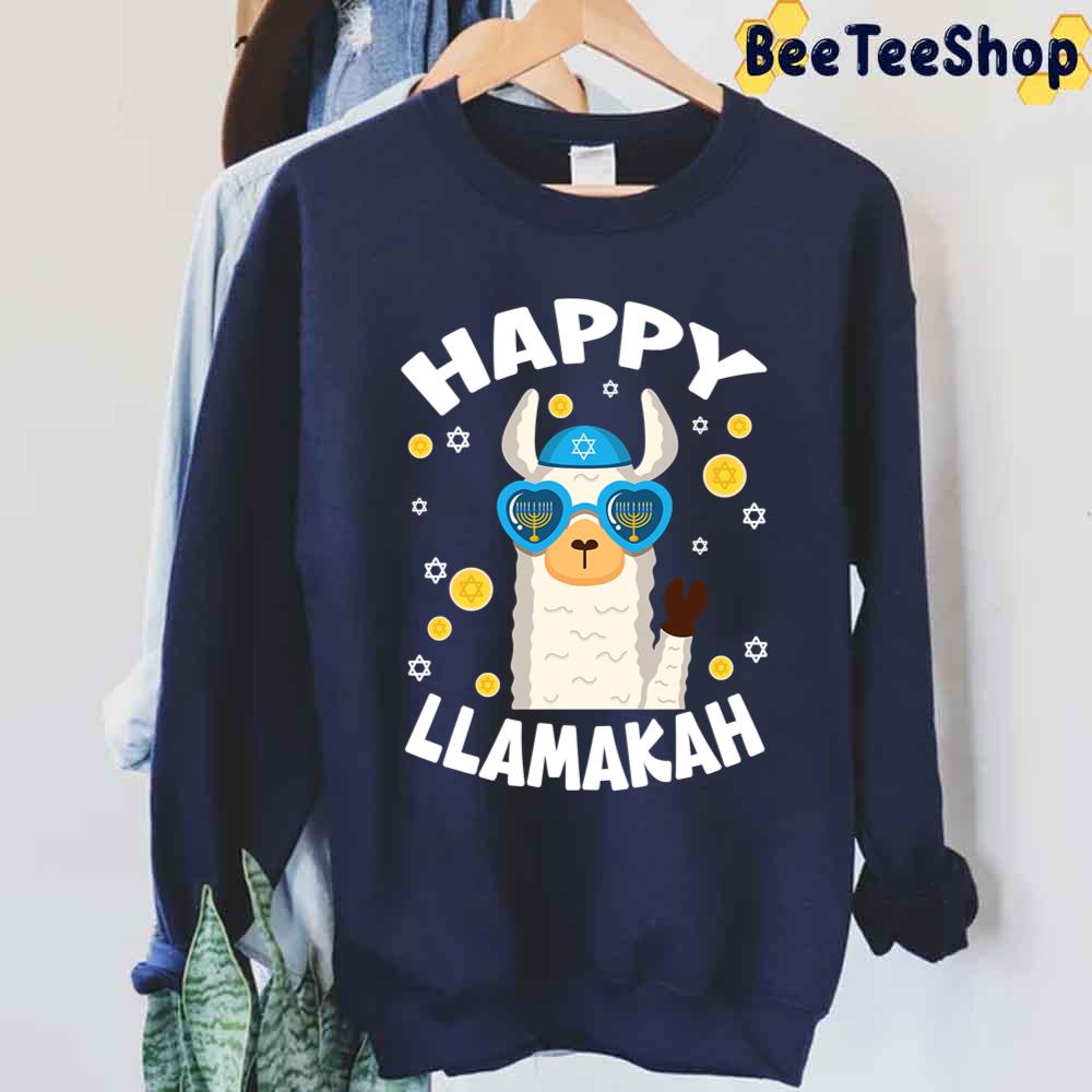 Happy Llamakah Hanukkah Funny Llamaorah Unisex Sweatshirt Happy Llamakah Hanukkah Funny Llamaorah Unisex Sweatshirt
