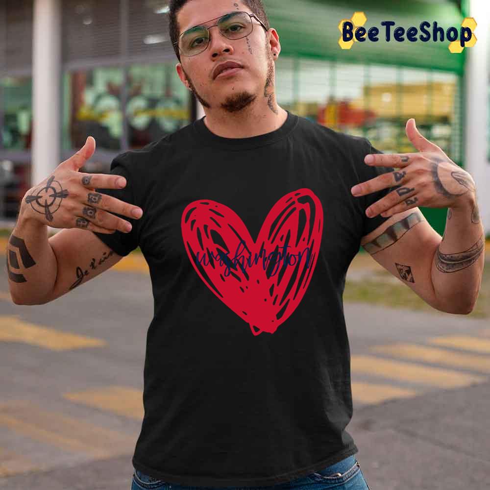Heart Washington Wizards Basketball Unisex T-Shirt Heart Washington Wizards Basketball Unisex T-Shirt