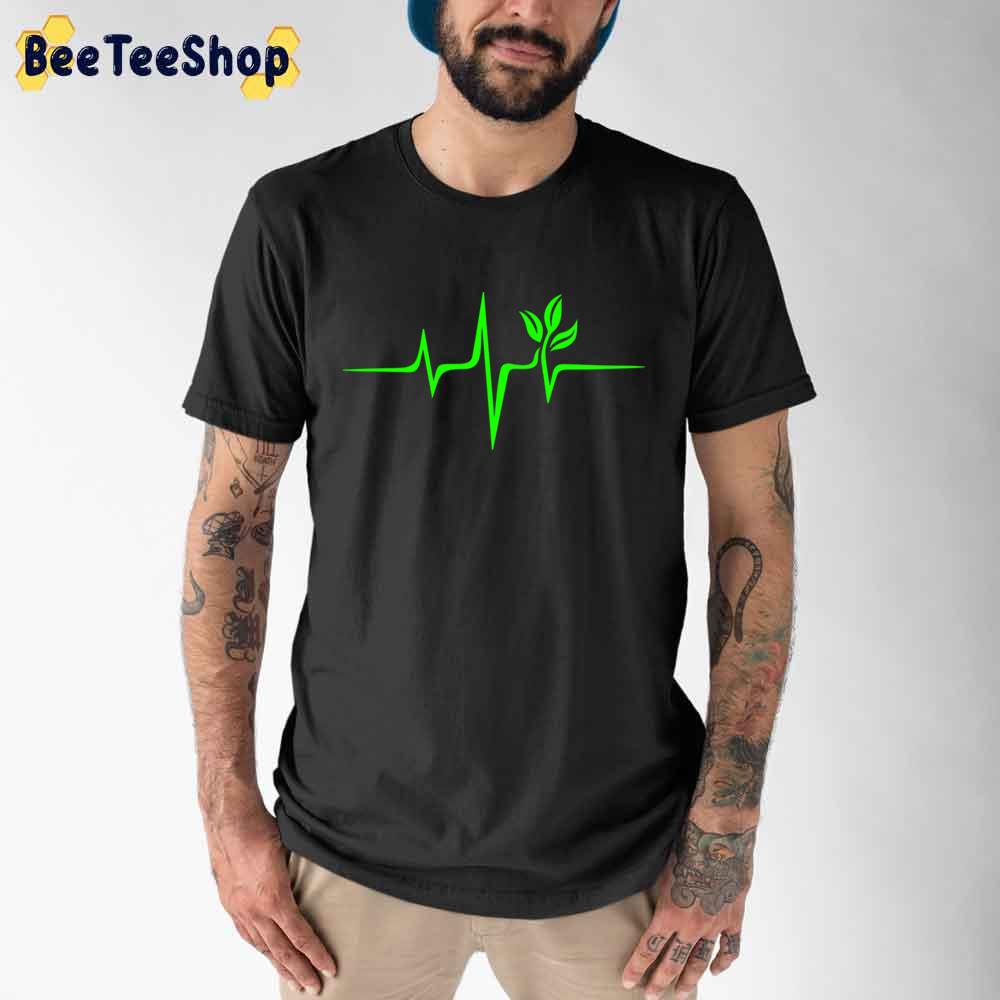 Heartbeatpulse Green Climate Change Unisex T-Shirt Heartbeatpulse Green Climate Change Unisex T-Shirt