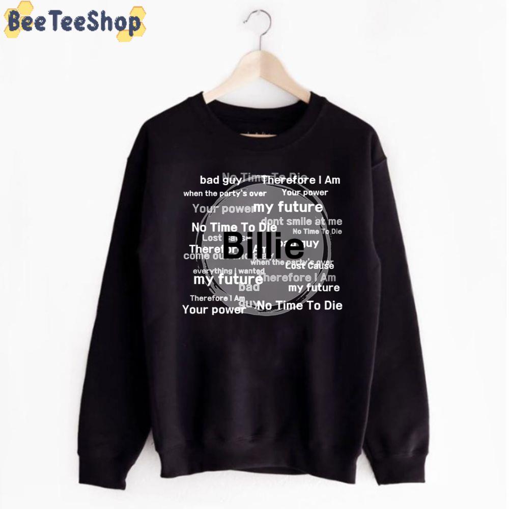 Her Song Titles Billie Eilish Unisex T-Shirt Her Song Titles Billie Eilish Unisex T-Shirt