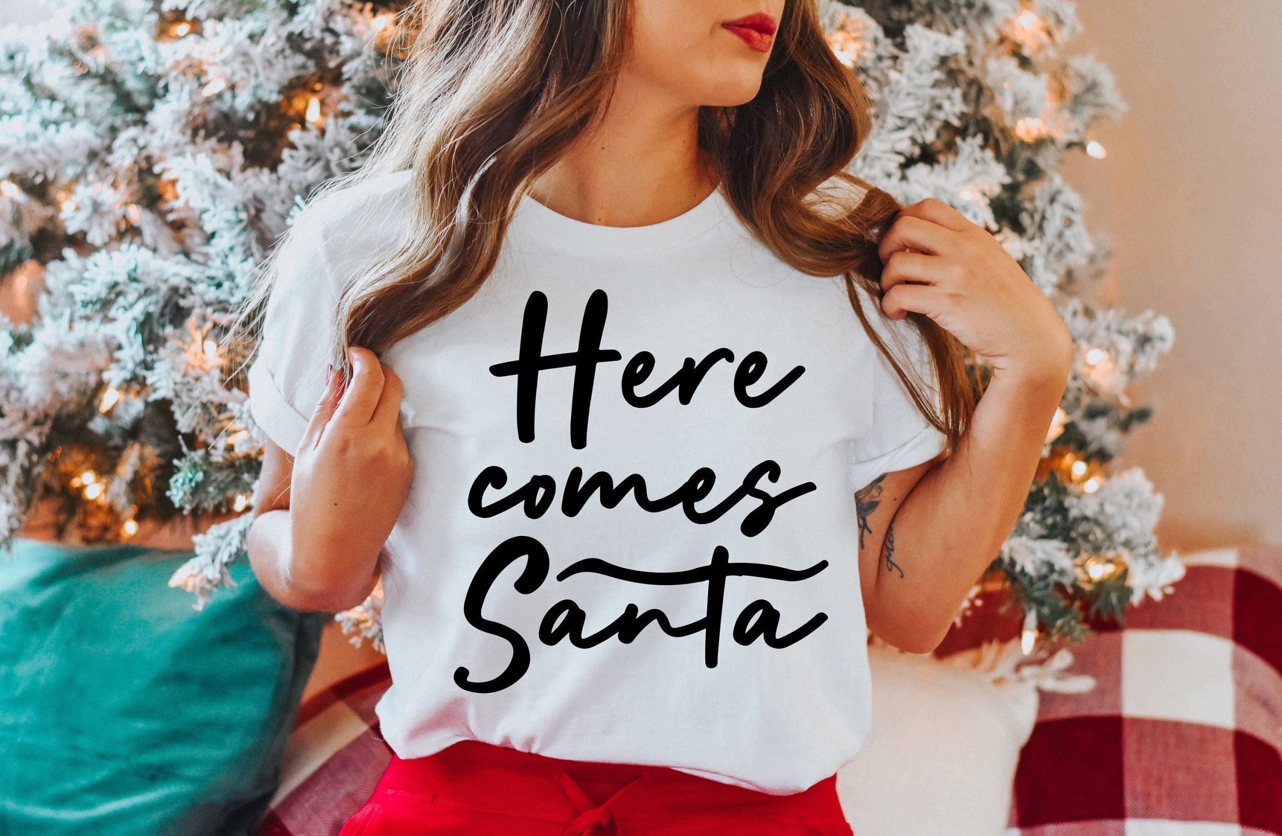 Here Comes Santa Christmas Unisex Sweatshirt Here Comes Santa Christmas Unisex Sweatshirt
