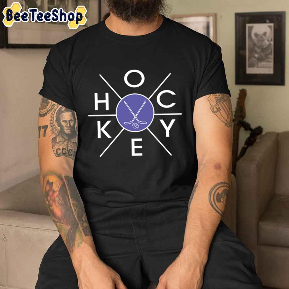 Hockey Hex Cross Design Unisex T-Shirt Hockey Hex Cross Design Unisex T-Shirt