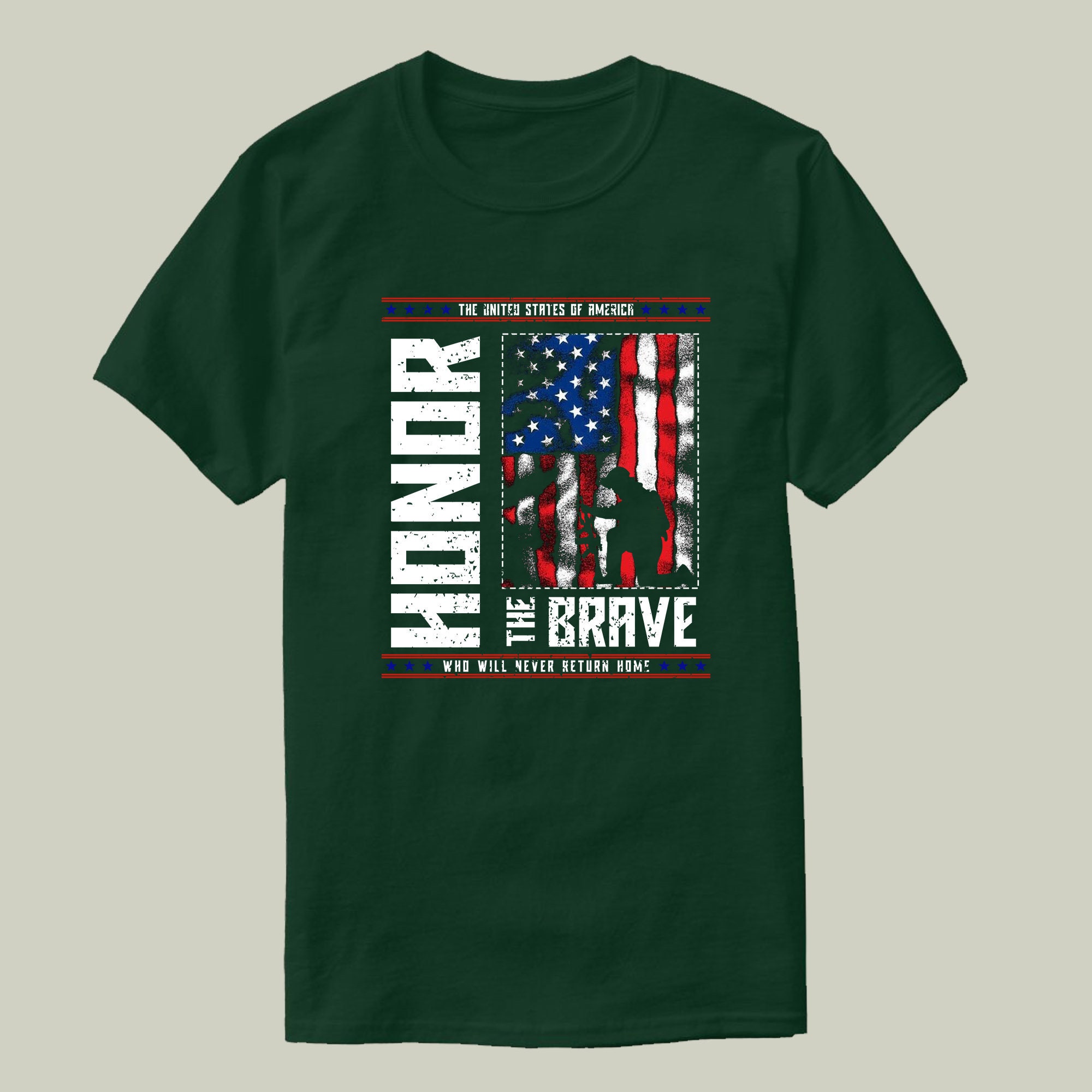 Honor The Brave United States Memorial Day Unisex T-Shirt Honor The Brave United States Memorial Day Unisex T-Shirt