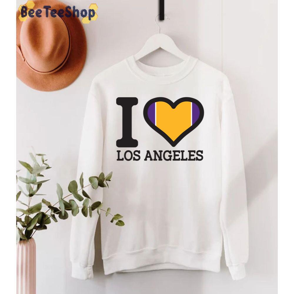 I Love Los Angeles Lakers Basketball Unisex T-Shirt I Love Los Angeles Lakers Basketball Unisex T-Shirt