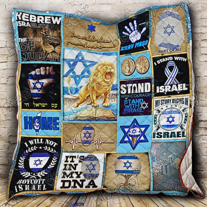 I Stand With Israel Quilt Blanket I Stand With Israel Quilt Blanket