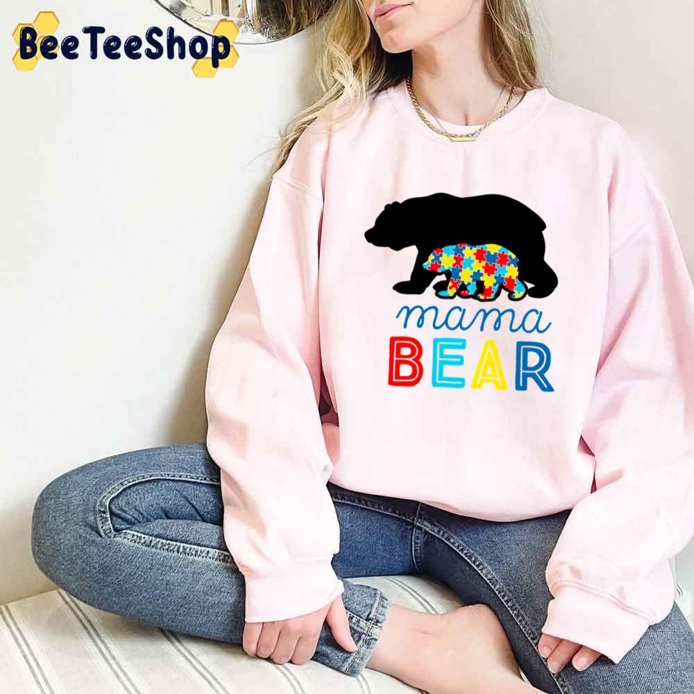 I Will Always Be By Your Side Mama Bear Autism Awareness Unisex T-Shirt I Will Always Be By Your Side Mama Bear Autism Awareness Unisex T-Shirt