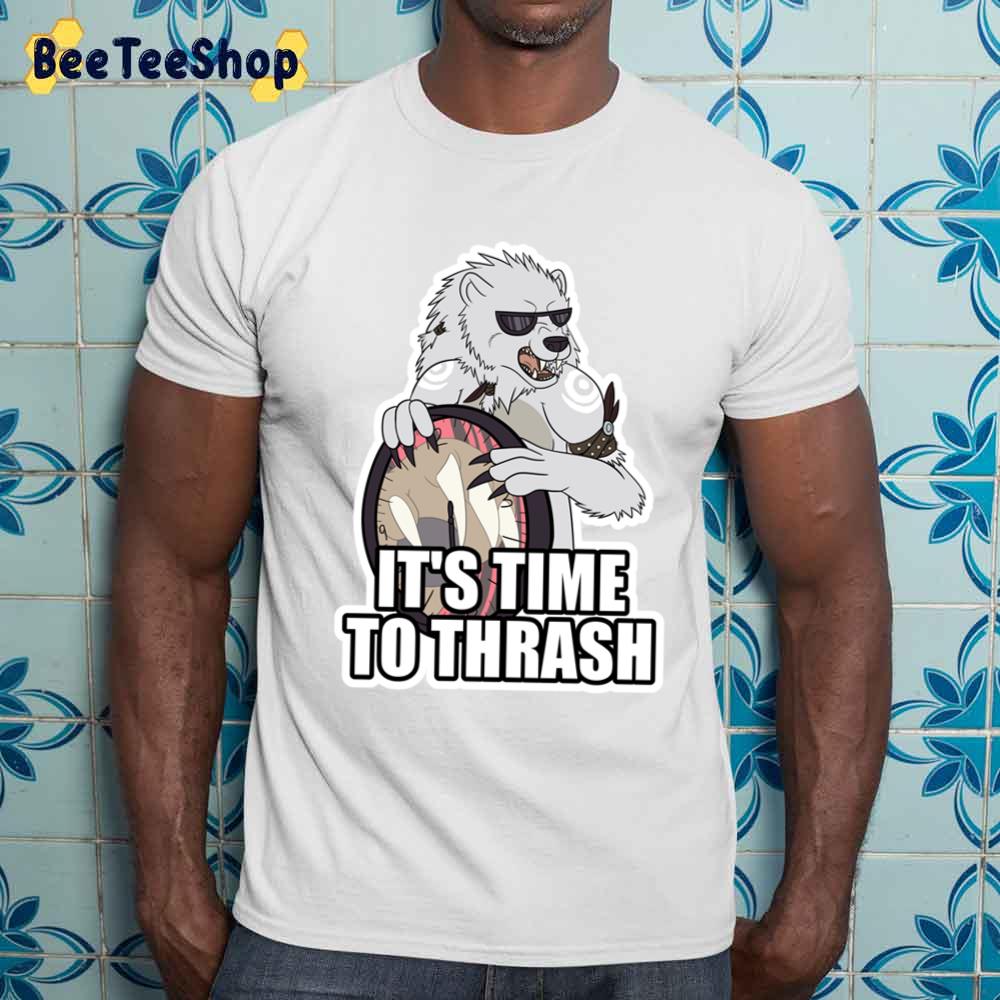 It's Time To Thrash White Game Unisex Sweatshirt It's Time To Thrash White Game Unisex Sweatshirt