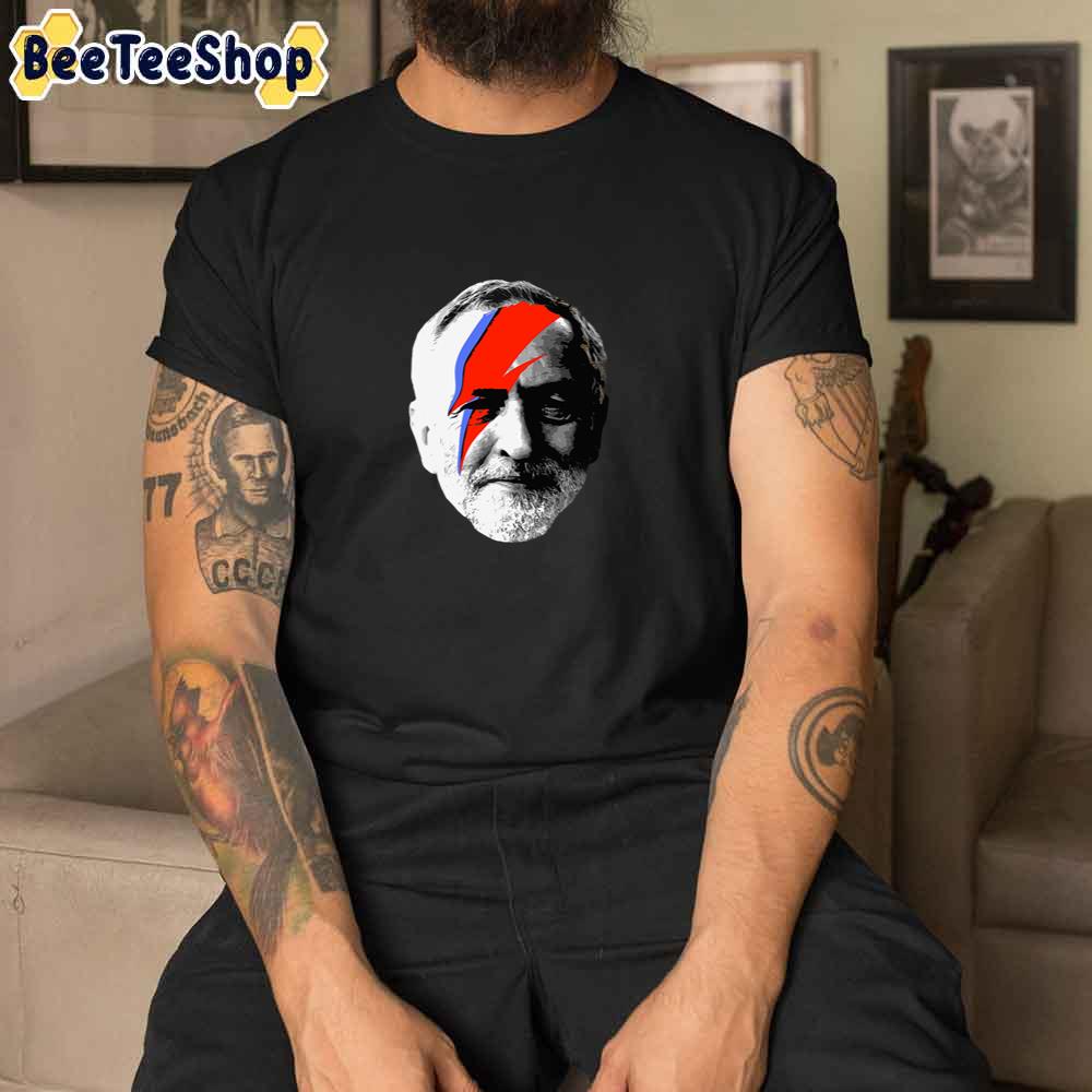 Jeremy Corbyn David Bowie Style Unisex T-Shirt Jeremy Corbyn David Bowie Style Unisex T-Shirt