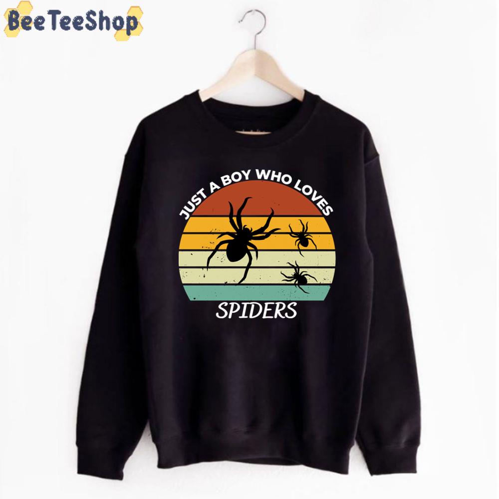 Just A Boy Who Loves Spiders Unisex T-Shirt Just A Boy Who Loves Spiders Unisex T-Shirt