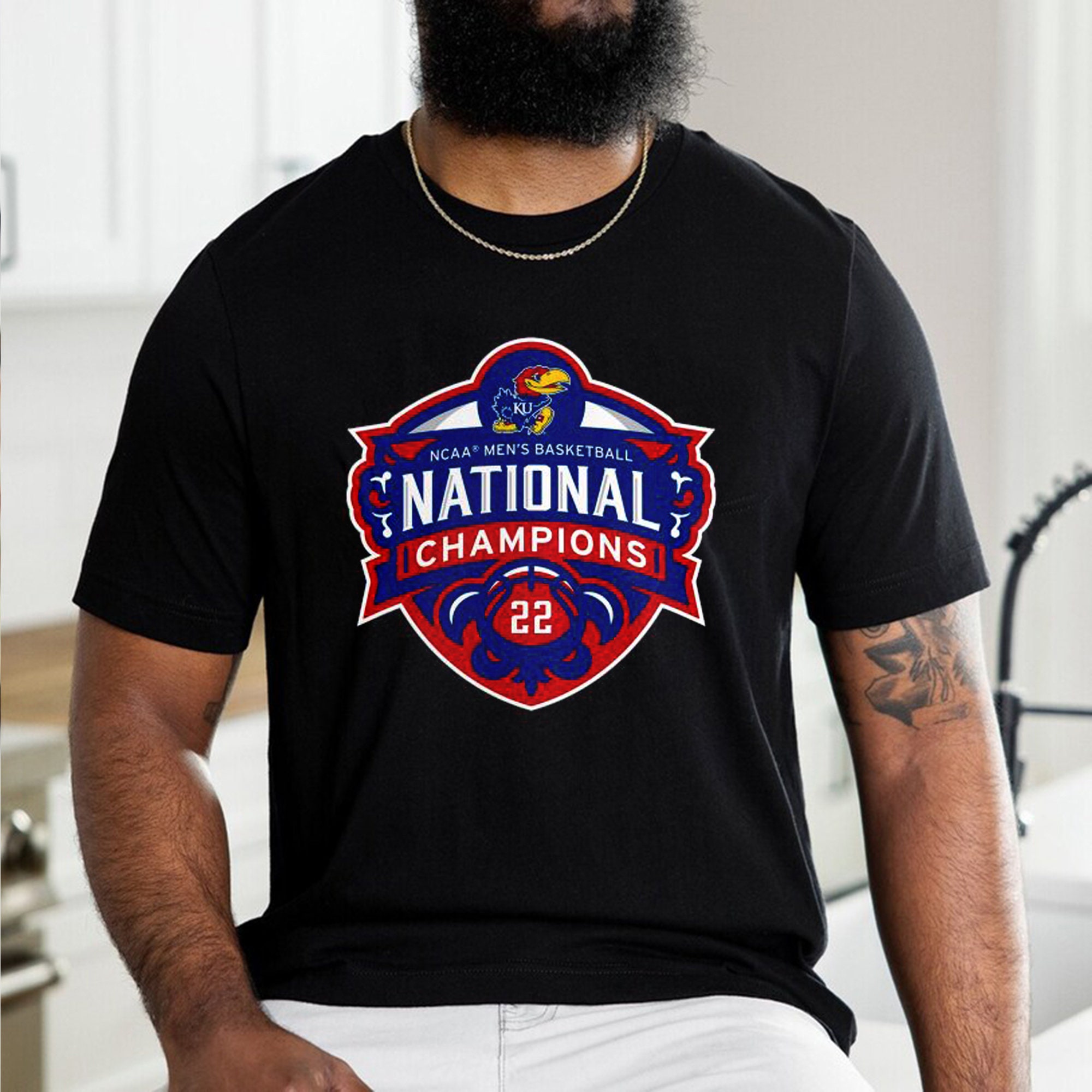 Kansas Jayhawks Wincraft 2022 Ncaa Men’s Basketball National Champions Unisex T- Shirt Kansas Jayhawks Wincraft 2022 Ncaa Men’s Basketball National Champions Unisex T- Shirt