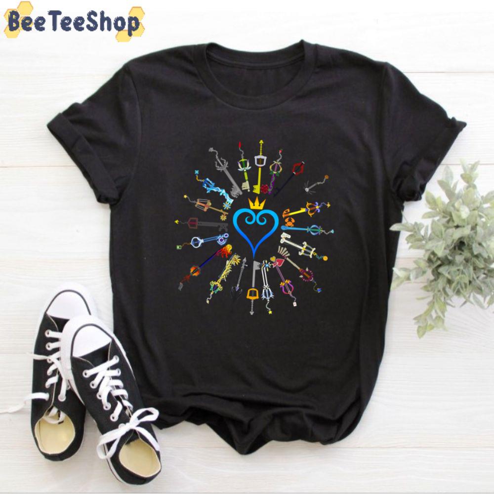 Keyblades Kingdom Hearts Game Unisex T-Shirt Keyblades Kingdom Hearts Game Unisex T-Shirt