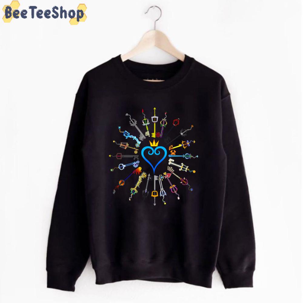 Keyblades Kingdom Hearts Game Unisex T-Shirt Keyblades Kingdom Hearts Game Unisex T-Shirt