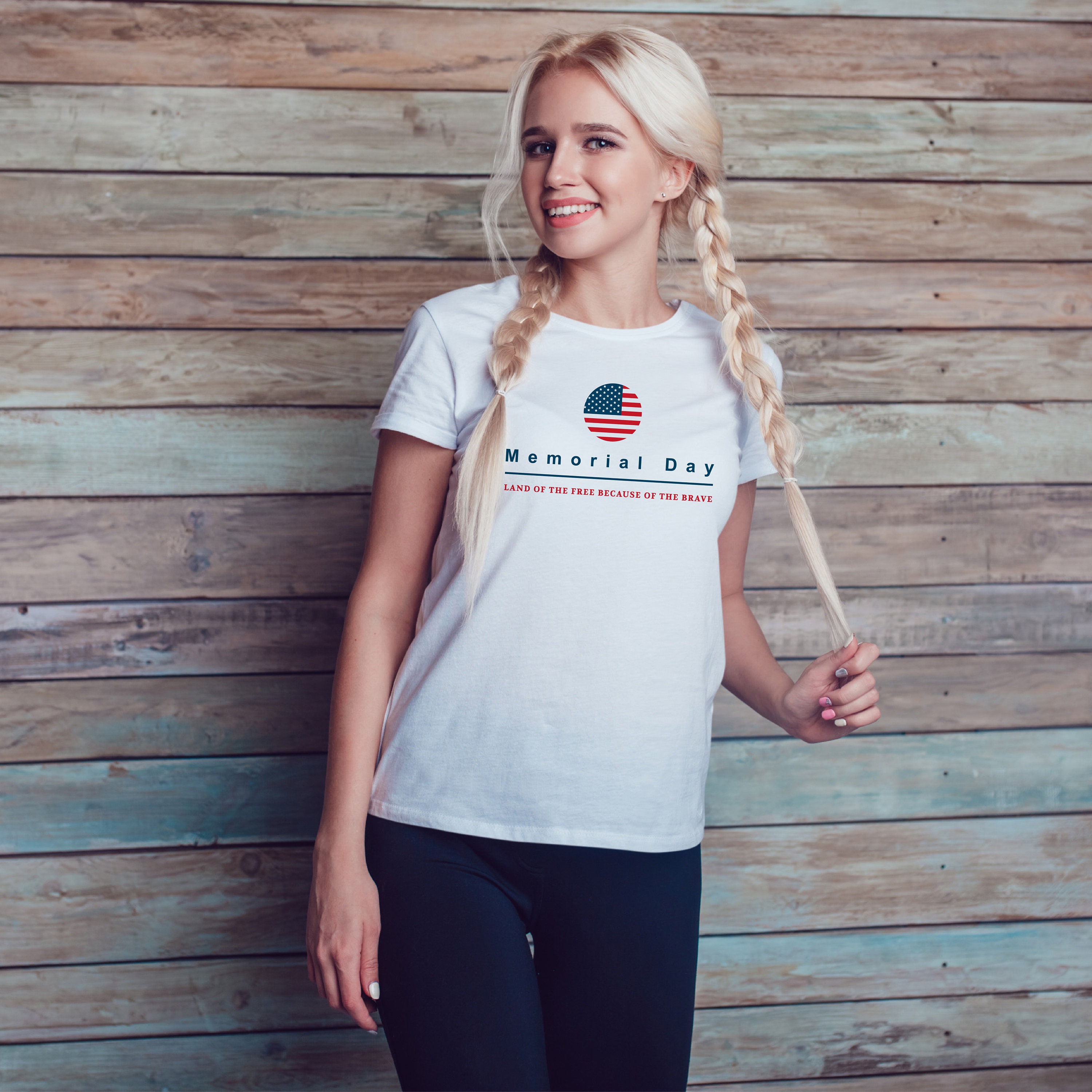 Land Of The Free Because Of The Brave Memorial Day Unisex T-Shirt Land Of The Free Because Of The Brave Memorial Day Unisex T-Shirt