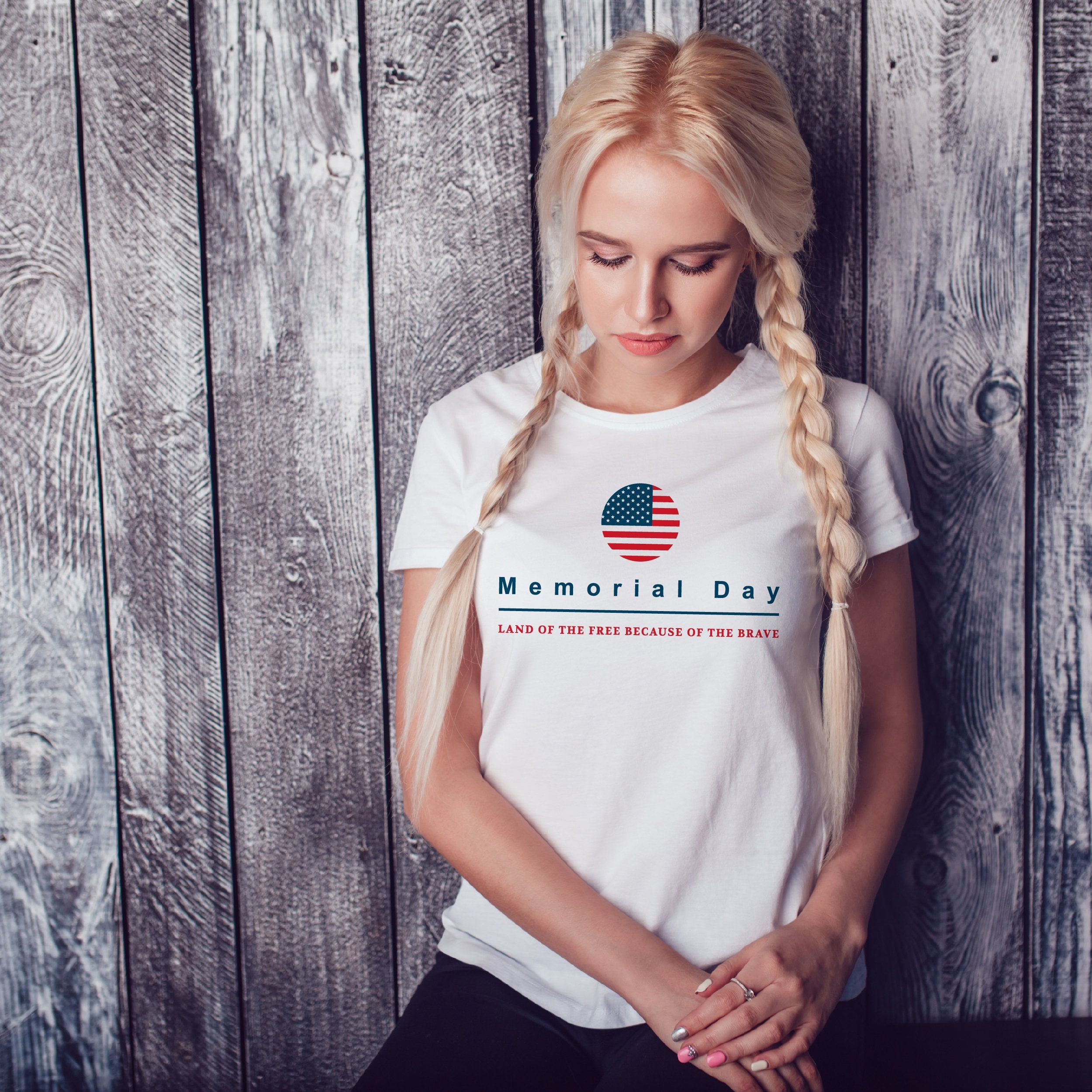Land Of The Free Because Of The Brave Memorial Day Unisex T-Shirt Land Of The Free Because Of The Brave Memorial Day Unisex T-Shirt