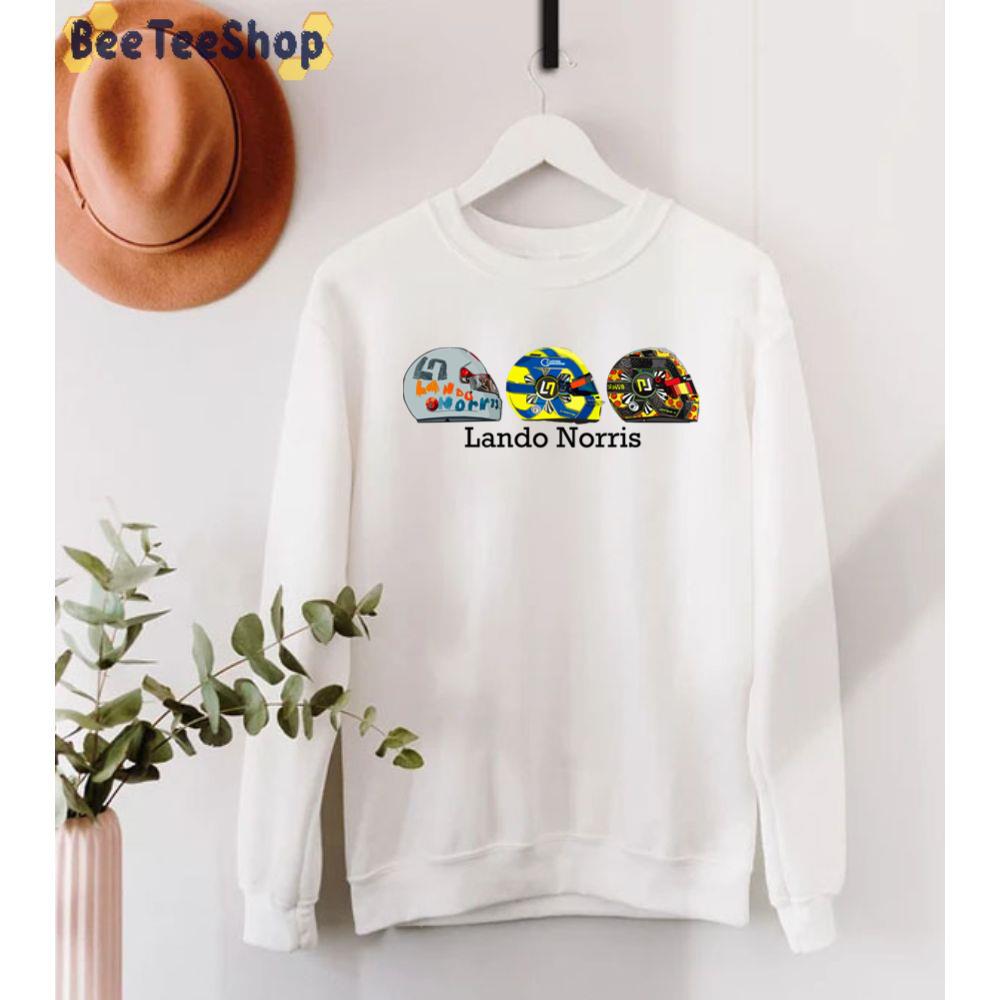 Lando Norris 2020 Helmet Designs Racing Unisex T-Shirt Lando Norris 2020 Helmet Designs Racing Unisex T-Shirt