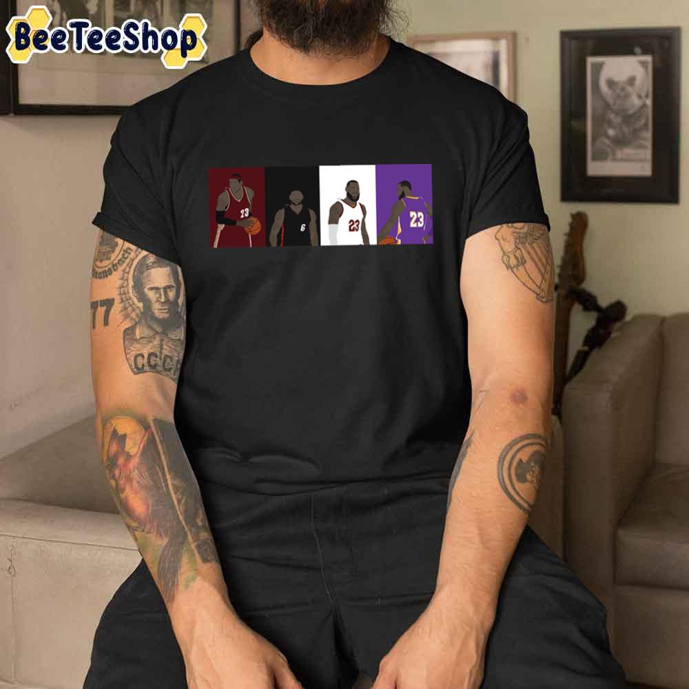 Lebron James Career Basketball Sport Unisex T-Shirt Lebron James Career Basketball Sport Unisex T-Shirt