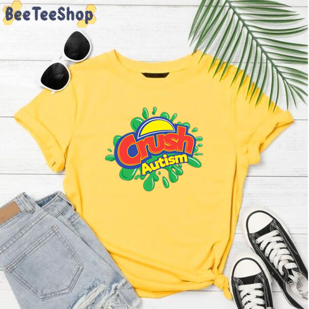 Let's Crush Autism Autism Awareness Unisex T-Shirt Let's Crush Autism Autism Awareness Unisex T-Shirt