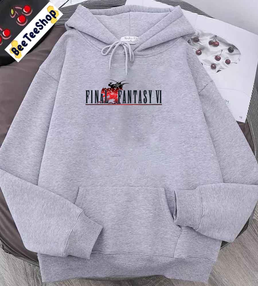 Logo Final Fantasy 6 Game unisex Hoodie Logo Final Fantasy 6 Game unisex Hoodie