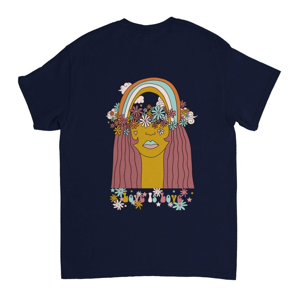 Love Is Love 1970 Hippie Retro Vintage Style Unisex T-Shirt Love Is Love 1970 Hippie Retro Vintage Style Unisex T-Shirt